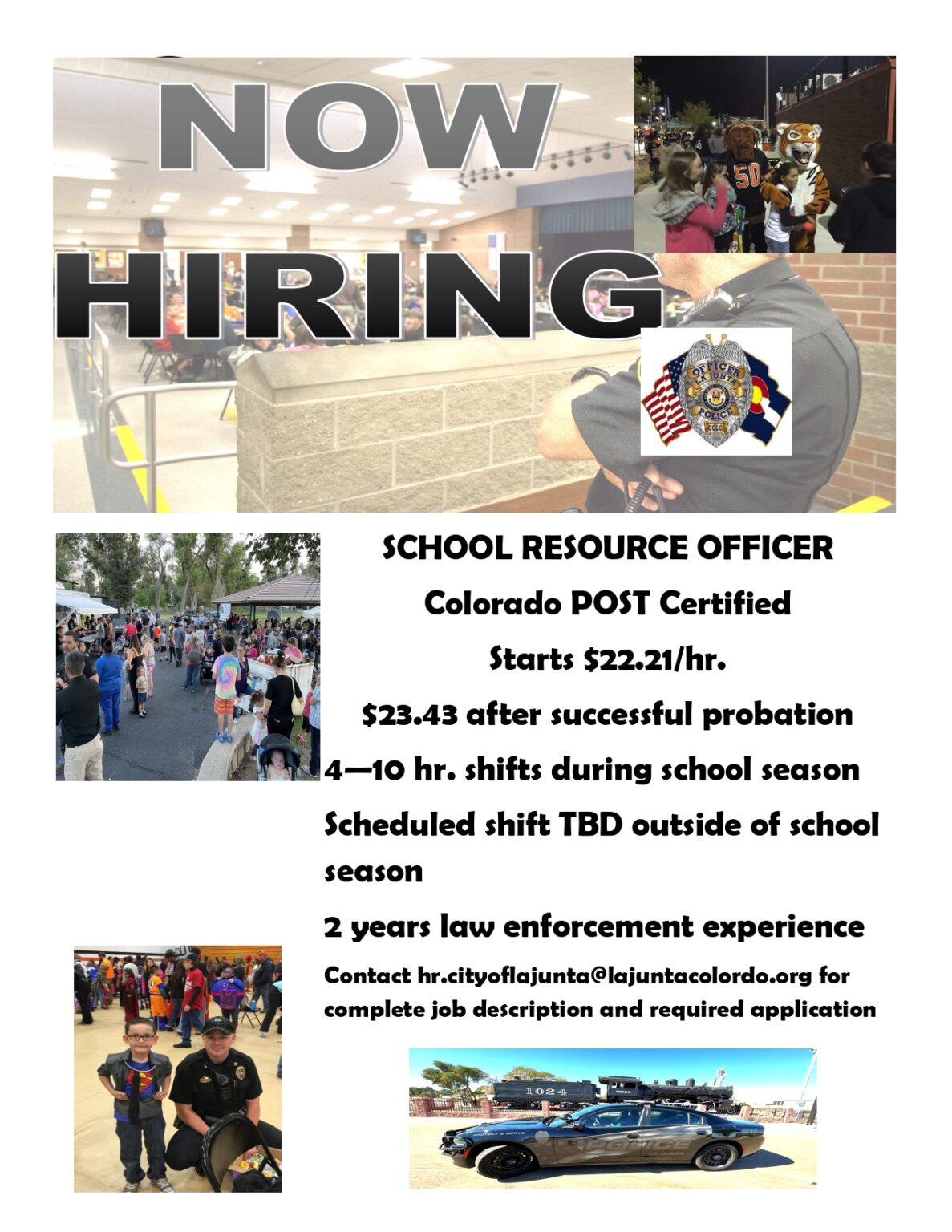 Careers La Junta Police Department
